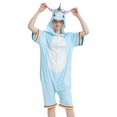 thumbnail image 1 of Venta al por mayor de poliéster lindo animal de dibujos animados mujeres Onesie pijamas ropa de dormir de verano ropa de casa disfraces de unicornio de rendimiento para adultos, 1 of 4