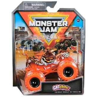 smsp  爆豪 Monster Jam, Official Sparkle Smash Monster Truck, Die-Cast