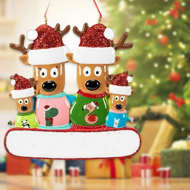 Decoraciones para árboles de Navidad Elk Pendant DIY Cuatro renos Colcomx colgante de navidad