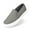 Gray, variant on Womens Slip on Sneakers Comfortable Walking Shoes Memory Foam Loafers in Grey