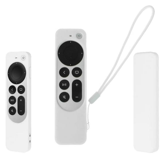 Funda para control Siri Remote 2a Gen 2021 Gadget Collection Mx Apple Tv 4k blanco