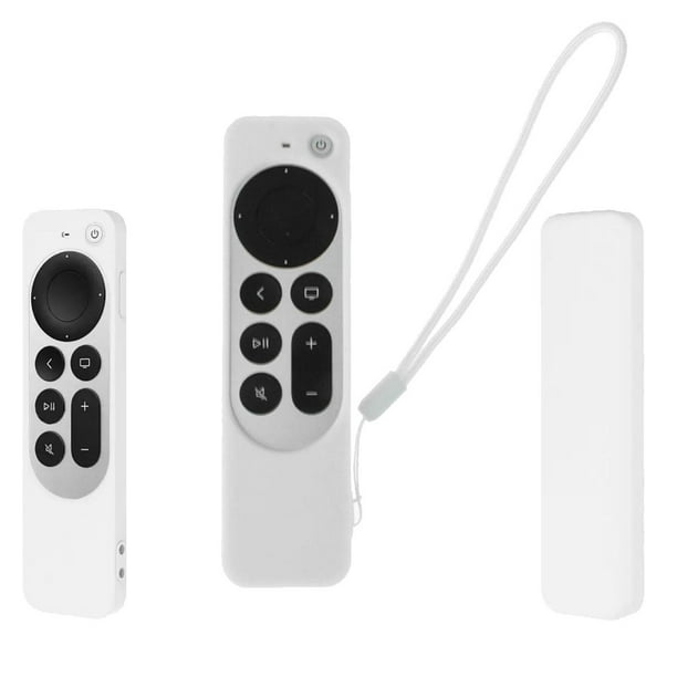 Funda para control Siri Remote 2a Gen 2021 Gadget Collection Mx Apple Tv 4k blanco