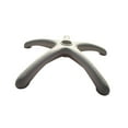 thumbnail image 4 of Chair Base Replacements 20.5inch Accessory PP Material without Caster Good Performance Heavy Duty for Computer Chair Bottom Part White, 4 of 10