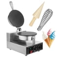 thumbnail image 3 of PTOOTP Máquina para hacer conos de helado : Máquina eléctrica comercial para hacer conos de helado - Gofrera fina y crujiente antiadherente para postres, enchufe estadounidense, 3 of 7