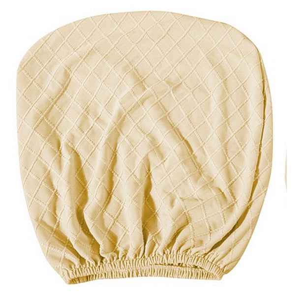Funda para respaldo de tipo dividido Naiovety 2 piezas sillas giratorias resistente al desgaste Beige