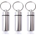 thumbnail image 1 of 3-pack Waterproof Aluminum Medicine Box, Mini, 1 of 5