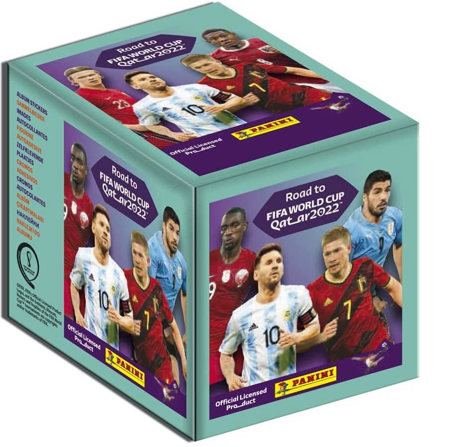 PANINI 5 EMPTY ALBUMS STARTER PACK with 6 stickers each FIFA WC RUSSIA 2018 