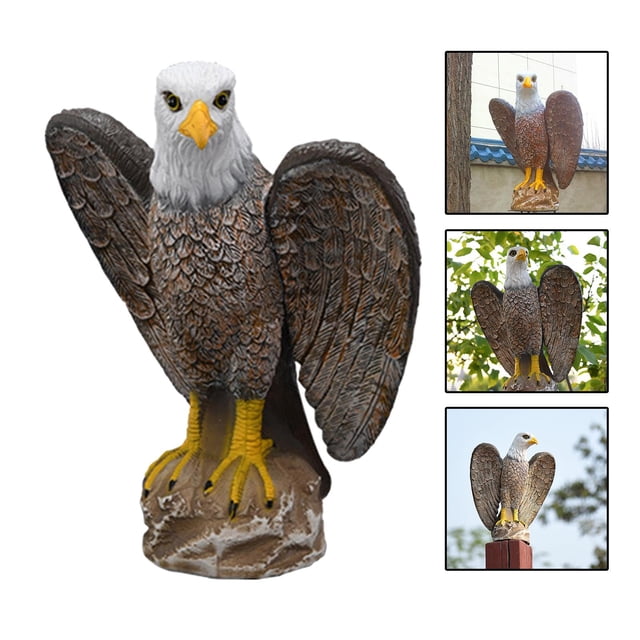 Estatua del águila Cola Señuelo de Defensa del jardín Contra Plagas