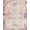 Pink Blue Beige, Pattern 10, variant on ODIKA 8'x10' Washable Area Rug Non-Slip Chair-Friendly Mat Muted Pink Boho Southwestern Bands Distressed Vintage Zigzag and Diamond for Dining Room, Large Office, Lounge