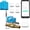 10-Year Battery without DC, variant on YoLink DIY Automatic Water Leak Detection & Shut-Off Starter Kit, EVO Valve Operator, Wireless Valve Controller, (3) Leak Sensors, Hub