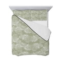 thumbnail image 7 of Sage Green Leaves Twin Size Down Alternative Comforter, Lightweight Comforter Quilt Bedding Set with Pillow Shams Vintage Abstract Art Botanical All Seasons Bed Comforter Duvet Insert 68"x86", 7 of 7