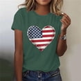 thumbnail image 6 of Maqroz 250 Anniversary USA Shirt Women 4th of July Shirts 1776-2026 250th Birthday T-Shirt "We the People" Short Sleeve Crew Neck Tops, 6 of 7