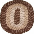 thumbnail image 1 of Plymouth 30" x 50" Braided Rug in Brown, 1 of 1