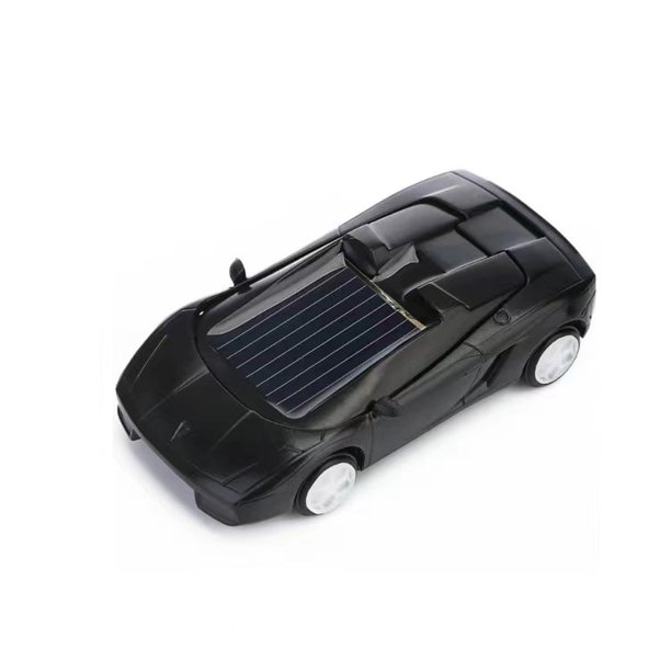 Solar sports car toy mini car science and technology small production creative gift Gong Bohan LED