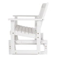 thumbnail image 3 of Shineco 4215WT Torrey Causeuse Berçante d'Extérieur, Blanc, 3 of 5