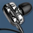 thumbnail image 4 of Stereo Wired In-Ear Headphones Dual Speakers Smartphone Earphones Wire-Controlled Tuning Sports Ear Plug, 4 of 4