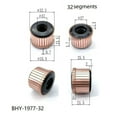 thumbnail image 2 of 1Pcs 33.3 x 13 x 21.5(25.5) mm 32P Teeth Copper Bars Electrical Motor Commutator, 2 of 7