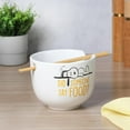 thumbnail image 3 of Peanuts Snoopy 6" Foodie Ramen Stoneware Noodle Bowl W/Chopsticks, 3 of 5