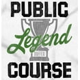 thumbnail image 2 of Course Legend Trophy Golfer Golfing Unisex Fleece Graphic Zip Up Hoodie Brisco Brands 3X, 2 of 5