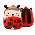 thumbnail image 5 of Fmbmuo 3D Cute Cartoon Little Plush Baby Backpack Baby Toy Bag(Ladybug), 5 of 5