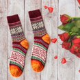 thumbnail image 3 of XIYNBAOK 2 Pairs Christmas Socks Colorful Warm Fluffy Slipper Socks for Women Winter Fuzzy Cozy Socks Warm Socks Casual Vintage Soft Socks Christmas Gifts Stocking Stuffers Gift, 3 of 3