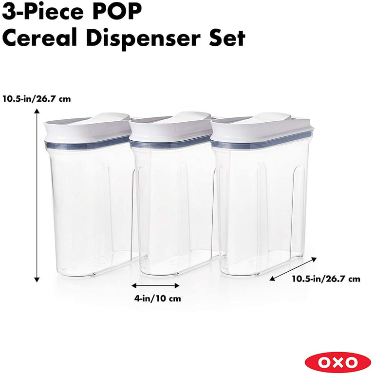 OXO POP 2.5qt Airtight Small Cereal Dispenser