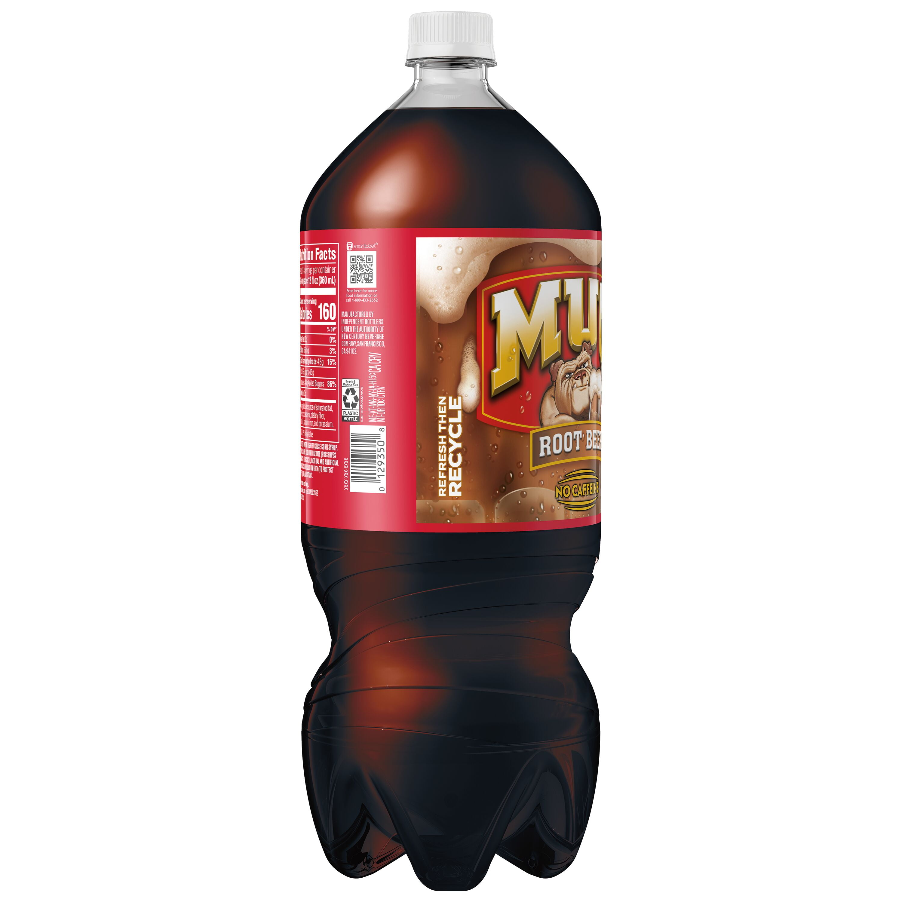 Mug Root Beer Soda 2 Liter Plastic Bottle