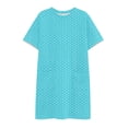 thumbnail image 6 of Perfectbot Women's Polka Dots T-Shirt Dress, Short Sleeve Crew Neck with Pockets, Loose Fit Casual Wear, 6 of 6