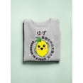 thumbnail image 3 of Kawaii Yuzu Citrus - Japanese Fruit Emoji Graphic Men's Sweatshirt, 3 of 4