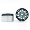 thumbnail image 3 of Aluminum Alloy Wheel Rim Beadlock Wheel Rims Hub 4pcs Replacement for 1/10 TRX4 Axial SCX10 90046 SCX10 III AXI03007 AXI03003 RC Car, 3 of 7
