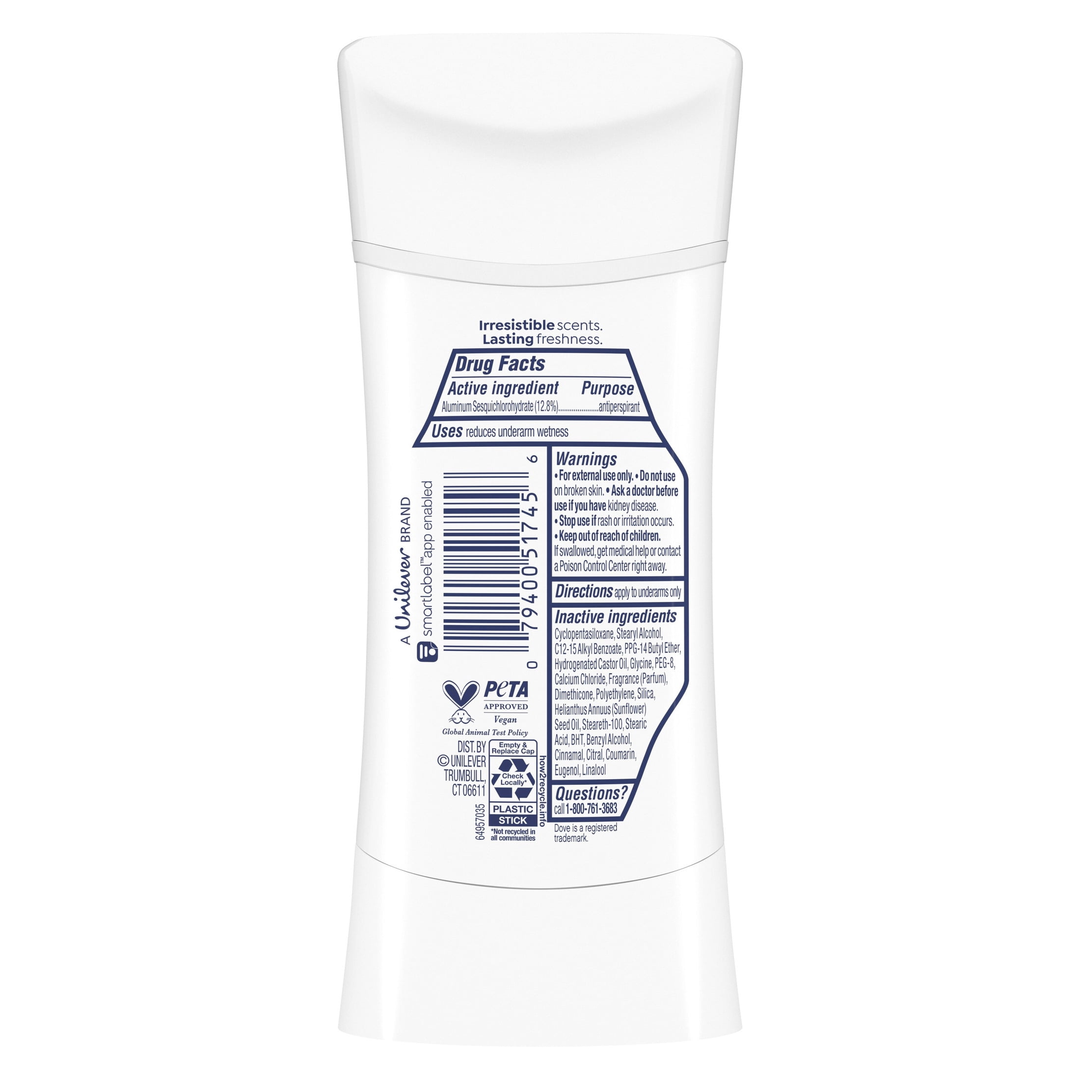 Dove Limited Edition Holiday Treats Antiperspirant Deodorant Sugar Cookie Sprinkle 72-Hour Sweat & Odor Protection ,2.6 oz