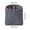 thumbnail image 3 of kyusrd Home Office Decor Specials!Imitation Rattan Flower Stand Triangular Support Flowerpot Indoor Desktop Potted Storage Container Office Woven Pot, 3 of 6