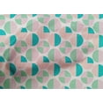 thumbnail image 4 of oneOone Organic Cotton Voile Fabric Circle Geometric Printed Fabric 1 Yard 42 Inch Wide, 4 of 4