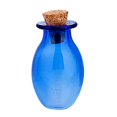 thumbnail image 3 of HILABEE Drifting Bottles Clear Message Bottle Small Glass Bottles with Cork Stoppers Blue, 3 of 8