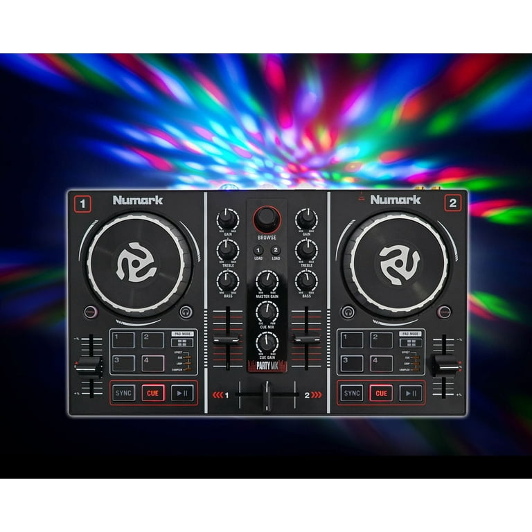 DJ機材 Numark Party Mix DJ controller Amazon.com: Numark Party Mix Live DJ Controller with Speakers