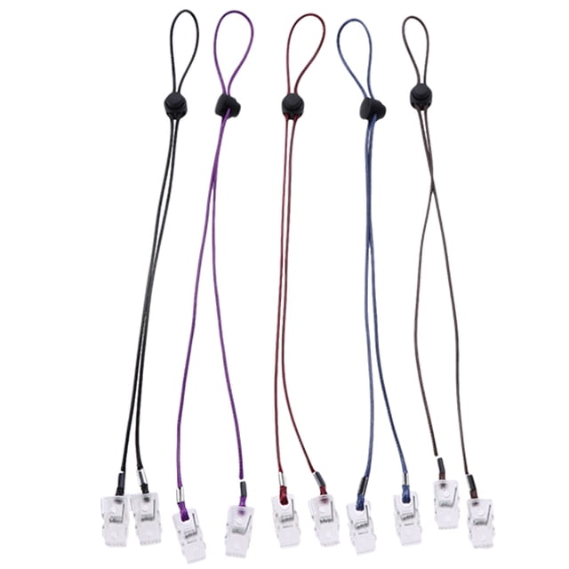 1 Ensemble 10 Pcs Pinces à Serviettes Réglables Porte-Bavoirs Pratiques (Couleur Assortie)