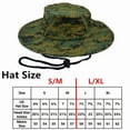 thumbnail image 2 of Glory Max Classic Cotton Wide Brim Bucket Hat Summer Outdoor Boonie Camo Green Hats, 2 of 5