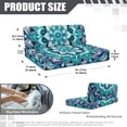 thumbnail image 7 of Uorisanigo RV Dinette Cushions Covers Stretch Camper Cushion Slipcover Replacement Blue Mandala Couch Cushion Slipcovers Washable Car Loveseat for RV Travel Trailer Couch, 7 of 7