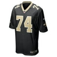 thumbnail image 2 of Men's Nike James Hurst Black New Orleans Saints Game Jersey, 2 of 4