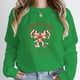 thumbnail image 4 of Jersey con estampado de Feliz Navidad para mujer, Sudadera de cuello redondo, jerséis sueltos sin capucha, Club de Navidad de bastón de caramelo, Otoño e Invierno, 4 of 5