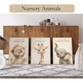 thumbnail image 3 of Bible Verses Christian Nursery Safari Animals Canvas Wall Art Child of God Cute Animals Picture Wall Decor Lion Giraffe Elephant Poster Print Artwork for Kids Boys Girls Room Home Decoration, 3 of 6