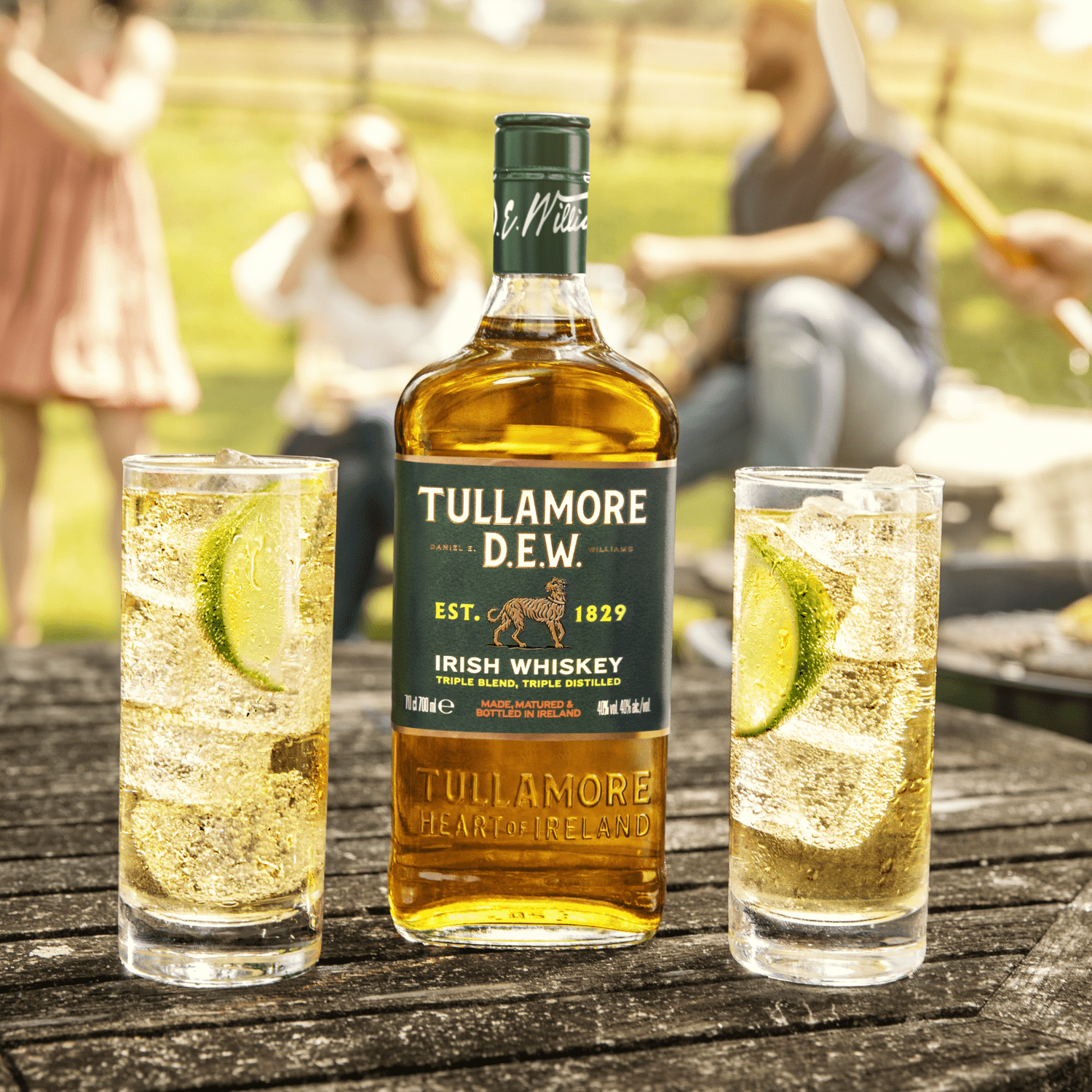 Tullamore D.E.W. Original Irish Whiskey, 750ml Glass Bottle