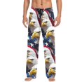 thumbnail image 7 of FORMRS Mens Pajama Pants with Pockets Cotton Sleepwear Lounge Bottoms Sizes S-2XL, American Eagle Pattern, 7 of 7