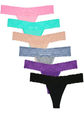 UoCefik G String Thongs for Women T Back Panties 特性 Low Rise Low Rise Thong  Underwear Hot Pink S