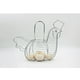 thumbnail image 5 of GOOHOCHY Cesta de almacenamiento para pollos, cesta de almacenamiento para gallinas, cesta de frutas, cesta de alambre de hierro para huevos, contenedor de almacenamiento para refrigerador (plateado), 5 of 8