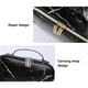 thumbnail image 4 of Bolso Del Maquillaje Del Cuero De La PU, Bolso Cosmético De Mármol Accesorio Portátil Impermeable Para Los Artículos De Tocador Para Los Artistas, 4 of 7