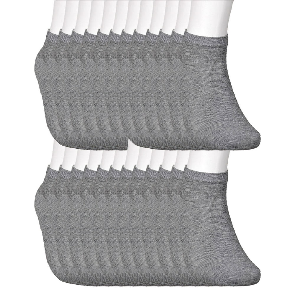 Blended - 6-24 Pair Low Cut Ankle Socks Multi Pack for Men Women Sport ...