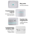 thumbnail image 3 of Unatoiry Air Humidifier Refillable Quiet Moisturizing Humidification Diffuser with Night Light Bedroom Electronic Mist Maker White 1Set, 3 of 6