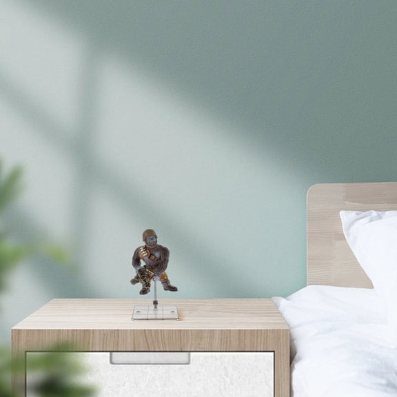 FUTUREORYY 8Pcs Stop Motion Figures Stand Grey Plastic Versatile Compatibility For Model Enthusiasts