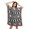 thumbnail image 1 of Moomaya Robe Courte de Caftan de Plage, Robe de Couverture Imprimée, Kaftan pour Femmes, Tenue de Plage, Couverture, 1 of 4